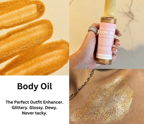 Shimmery Body Oil image 1